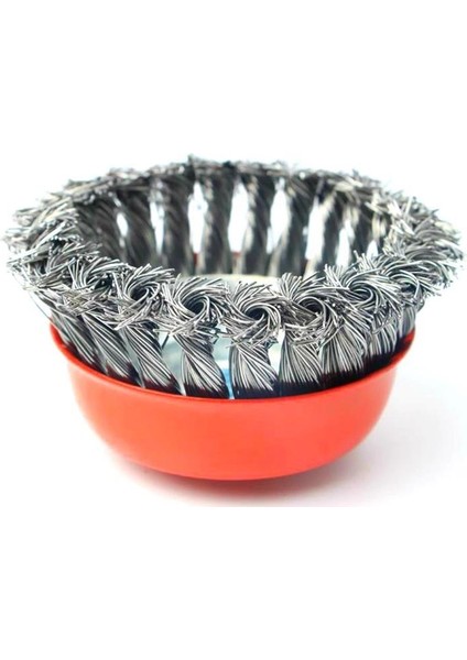 65 mm M14 Çanak Fırça Burgulu Paslanmaz Pas Kir Boya Kazıma Temizleme Taşlama Zımparalama Parlatma fiyatları