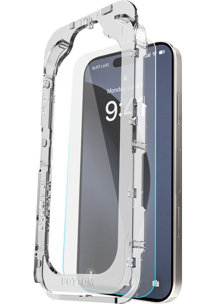 Buff iPhone 16 Pro Glass Easyfit Cam Ekran Koruyucu - Şeffaf fiyatları