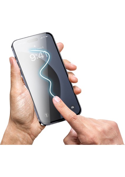Buff iPhone 16 Pro Glass Easyfit Cam Ekran Koruyucu - Şeffaf modelleri
