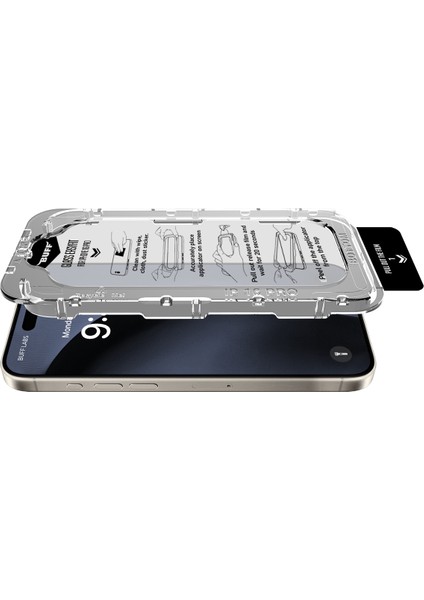 Buff iPhone 16 Pro Glass Easyfit Cam Ekran Koruyucu - Şeffaf fırsatları