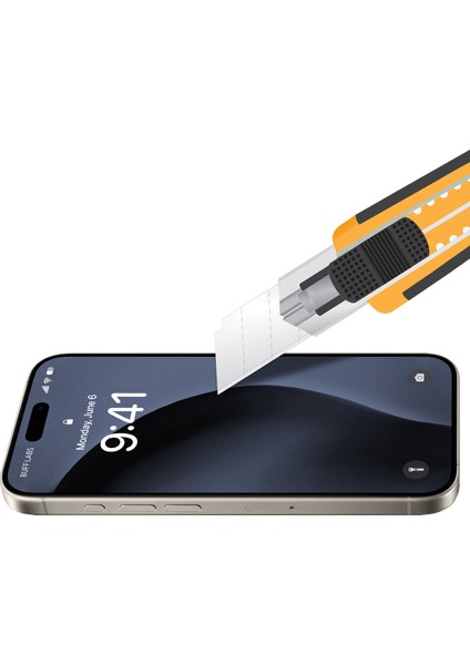 Buff iPhone 16 Pro Glass Easyfit Cam Ekran Koruyucu - Şeffaf indirimleri