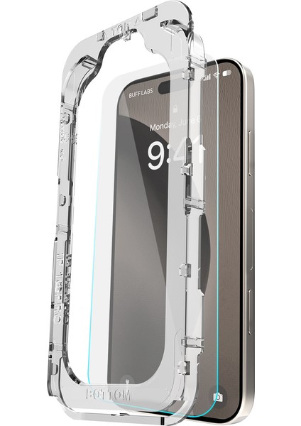 Buff iPhone 16 Pro Max Glass Easyfit Cam Ekran Koruyucu - Şeffaf fiyatları