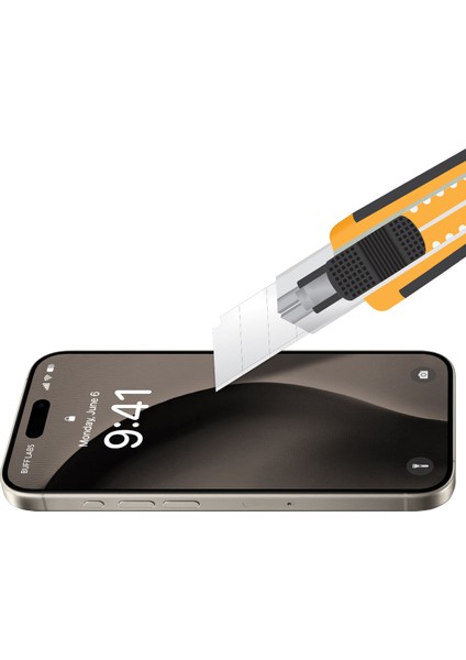 Buff iPhone 16 Pro Max Glass Easyfit Cam Ekran Koruyucu - Şeffaf indirimleri