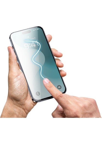 Buff iPhone 16 5d Glass Easyfit Ekran Koruyucu - Şeffaf modelleri