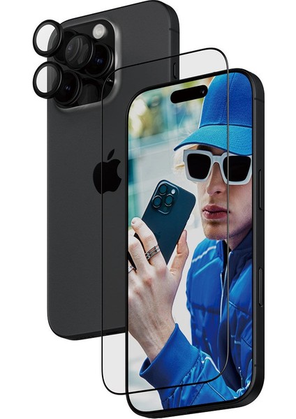 iPhone 16 Pro 2 In 1 Bundle Ekran Koruyucu & Kamera Koruyucu fiyatları