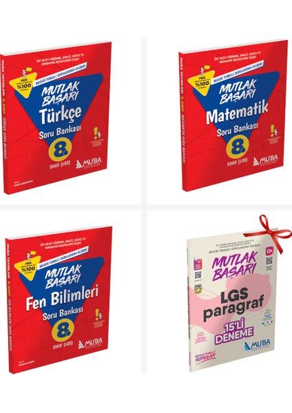 8. Sınıf MB Lgs Türkçe-Matematik ve Fen Bilimleri Soru Bankası Se