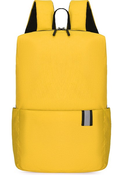 Sırt Çantası Renkli Sırt Çantası Erkek ve Kadın Hafif Seyahat Çantası Basit Moda Kampüs Öğrenci Okul Çantası (Yurt Dışından)