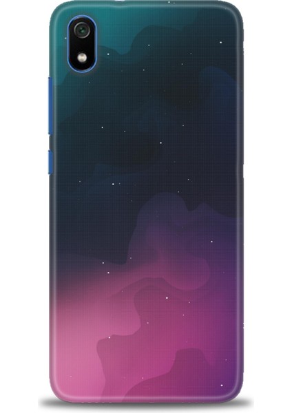 Xiaomi Redmi 7A Kılıf Hd Baskılı Kılıf - Gökyüzü + 9h Nano Ekran Koruyucu