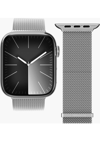 Milanese Loop 2 Kapak & Kılıf 1 Kordon - Gümüş