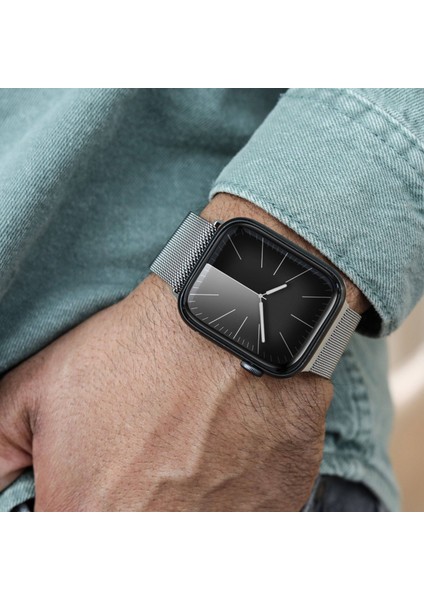Milanese Loop 2 Kapak & Kılıf 1 Kordon - Gümüş