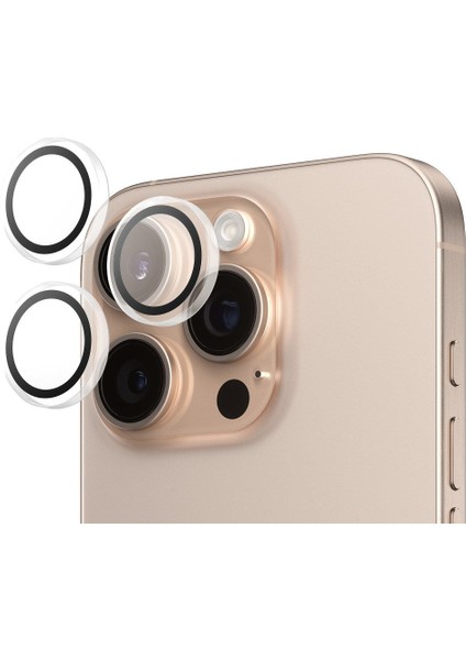 iPhone 16 Pro/16 Pro Max Hoops Transparan Kamera Koruyucu