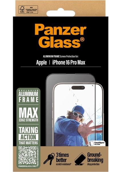 iPhone 16 Pro Max Alüminyum Çerçeve Uwf Ekran Koruyucu modelleri