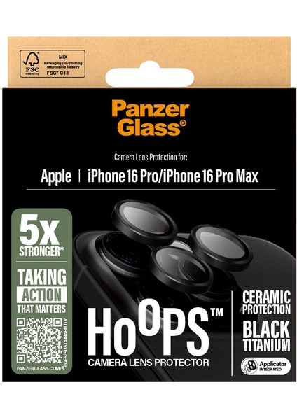 iPhone 16 Pro/16 Pro Max Hoops Seramik Kamera Koruyucu modelleri