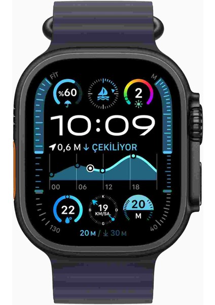 49 mm Lacivert Ocean kordon - Siyah titanyum - (MYPA3ZM/A)