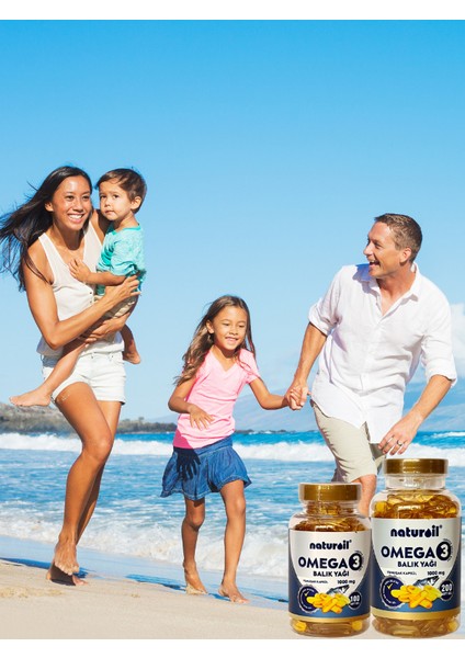 Omega 3 Balık Yağı Yumuşak Kapsül Epa-Dha 100 mg 200 Kapsül