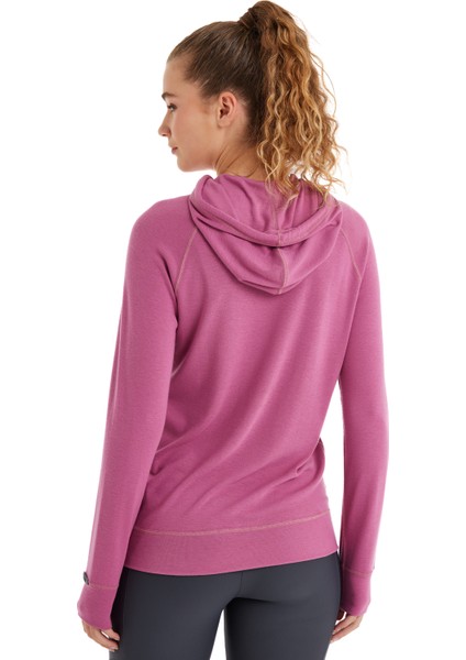 Kadın Termal Kapşonlu Sweatshirt 2. Seviye 5938 - Pembe fiyatları