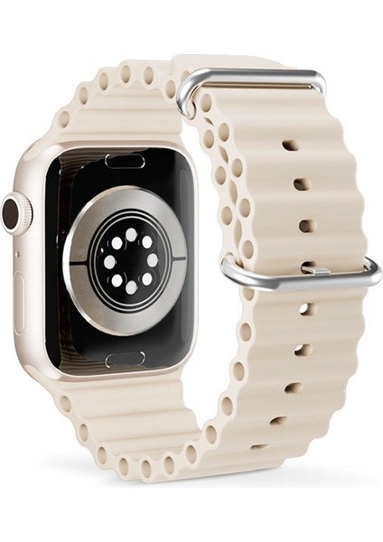 Watch Kayış Ocean Apple Watch 38/40/41MM - Fildişi