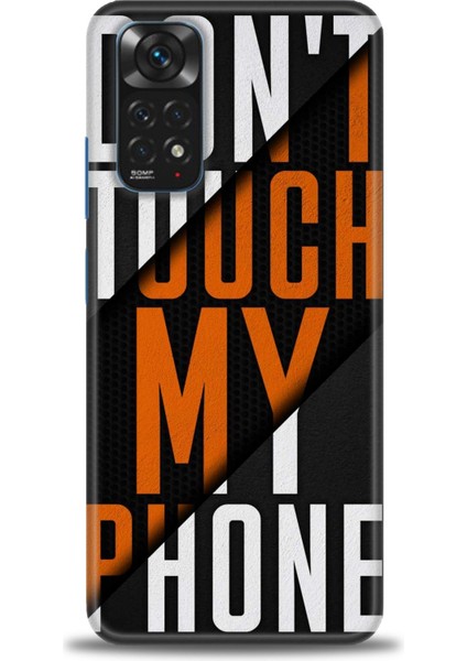 Xiaomi Redmi Note 12 4g Kılıf Hd Baskılı Kılıf - Dont Touch + 9h Nano Ekran Koruyucu