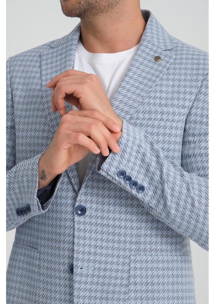 Kareli Erkek Blazer Spor CEKET-1449