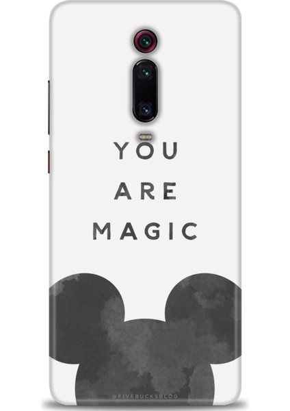 Xiaomi Mi 9t Kılıf Hd Baskılı Kılıf - You Are Magic + 9h Nano Ekran Koruyucu