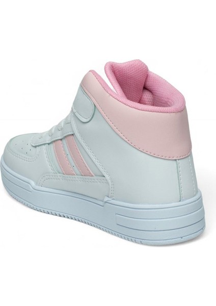 09-24 Deri Outdoor Kız Çocuk Spor Bot Beyaz Pembe 31-35 modelleri