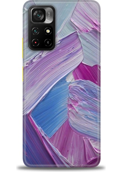 Xiaomi Redmi Note 11 Pro Plus Kılıf Hd Baskılı Kılıf - Purple + 9h Nano Ekran Koruyucu