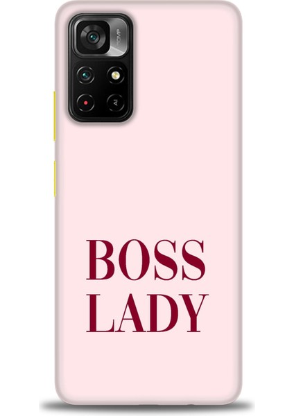 Xiaomi Poco M4 Pro 5g Kılıf Hd Baskılı Kılıf - Boss Lady + 9h Nano Ekran Koruyucu