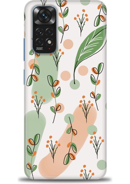 Xiaomi Redmi Note 12 4g Kılıf Hd Baskılı Kılıf - Flower Pattern + 9h Nano Ekran Koruyucu