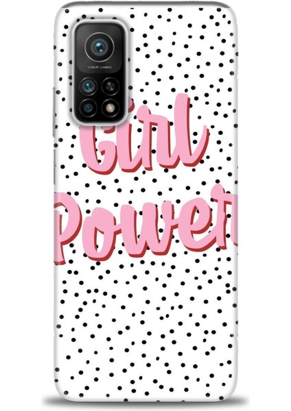 Xiaomi Mi 10T Pro Kılıf Hd Baskılı Kılıf - Girl Power + 9h Nano Ekran Koruyucu