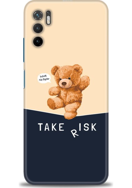 Xiaomi Poco M3 Pro Kılıf Hd Baskılı Kılıf - Take Risk + 9h Nano Ekran Koruyucu