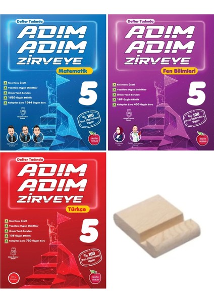 (Sınıf: 5) 2025 Matematik Fen Bilimleri Türkçe Konu Özetli Soru Bankası