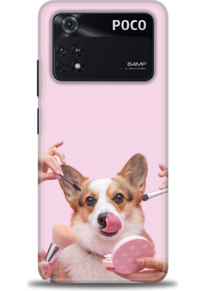 Xiaomi Poco M4 Pro 4g Kılıf Hd Baskılı Kılıf - Sevimli Köpek + 9h Nano Ekran Koruyucu