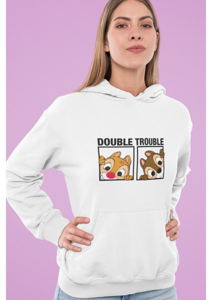 Regular Fit Baskılı Kadın Sweatshirt
