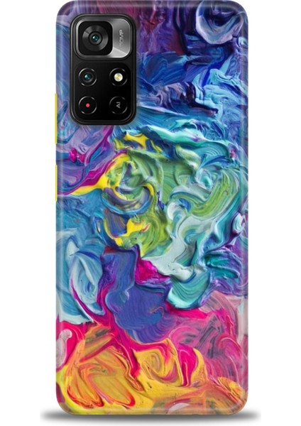 Xiaomi Redmi Note 11 Pro Plus Kılıf Hd Baskılı Kılıf - Colors + 9h Nano Ekran Koruyucu