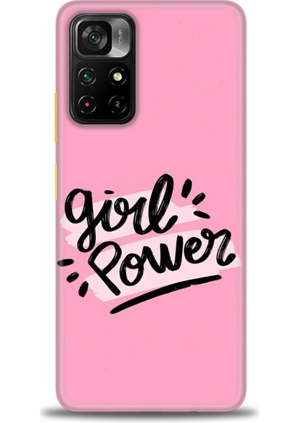 Xiaomi Redmi Note 11 Pro Plus Kılıf Hd Baskılı Kılıf - Girll Power + 9h Nano Ekran Koruyucu