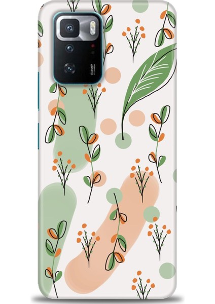 Xiaomi Poco X3 Gt Kılıf Hd Baskılı Kılıf - Flower Pattern + 9h Nano Ekran Koruyucu