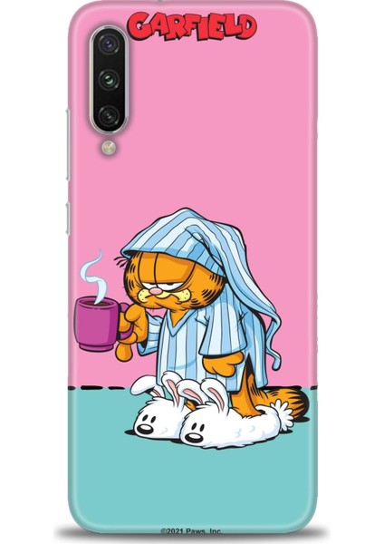 Xiaomi Mi A3 Kılıf Hd Baskılı Kılıf - Garfield + 9h Nano Ekran Koruyucu