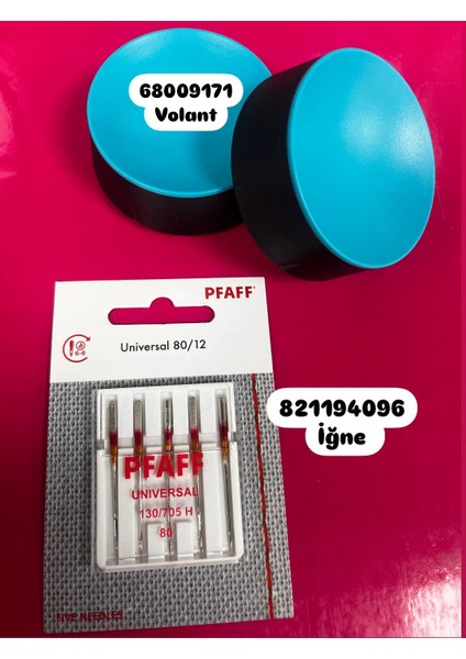 68009171 Volan (Smarter 260C) 821194096  Standart Iğne(80/12) Pfaff