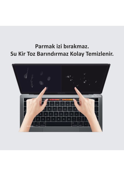 Macbook Air M2-M3 Ekran Koruyucu 13.6 inç Parlak Çizilmeyi Önler A2681 A3113 ile Uyumlu Anti Scratch