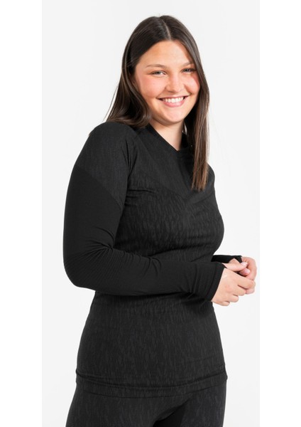 Kipsta Yetişkin Uzun Kollu Termal Üst Içlik - Siyah - Keepdry fiyatları