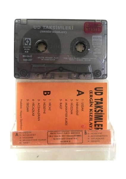 Ergin Kızılay- Ud Taksimleri – Kaset