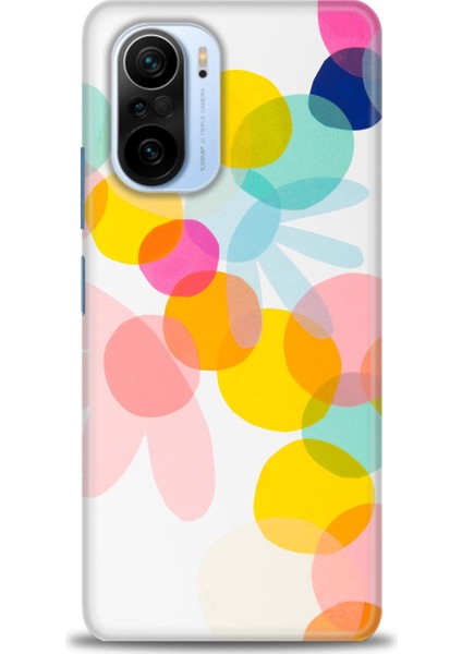 Xiaomi Redmi K40 Pro Kılıf Hd Baskılı Kılıf - Color Flowers + 9h Nano Ekran Koruyucu