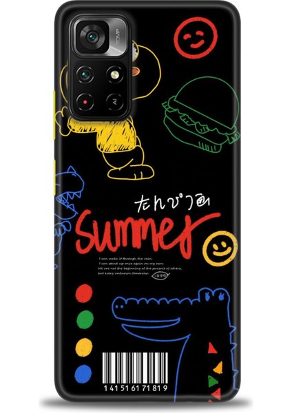 Xiaomi Redmi Note 11 Pro Plus Kılıf Hd Baskılı Kılıf - Summer + 9h Nano Ekran Koruyucu