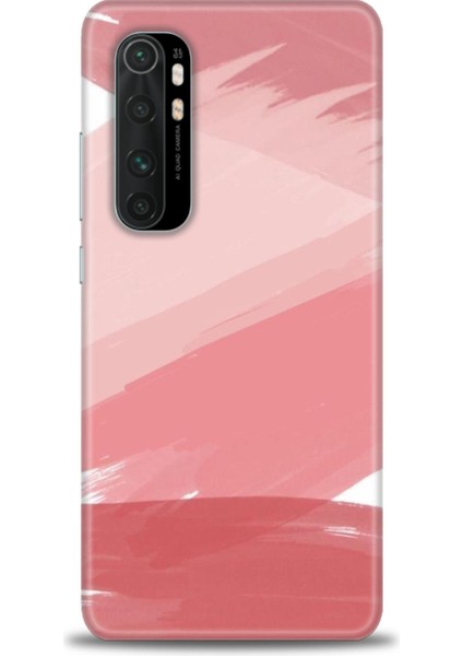 Xiaomi Mi Note 10 Lite Kılıf Hd Baskılı Kılıf - Pembe Palet + 9h Nano Ekran Koruyucu