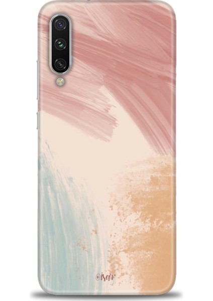 Xiaomi Mi A3 Kılıf Hd Baskılı Kılıf - Soft Renkler + 9h Nano Ekran Koruyucu