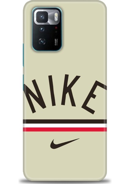 Xiaomi Poco X3 Gt Kılıf Hd Baskılı Kılıf - Nike + 9h Nano Ekran Koruyucu