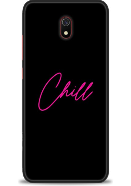 Xiaomi Redmi 8A Kılıf Hd Baskılı Kılıf - Chill + 9h Nano Ekran Koruyucu