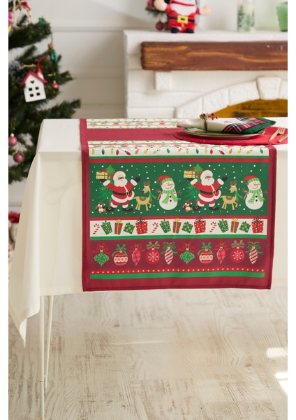 Kırmızı Noel Baba Ailesi Runner fiyatları