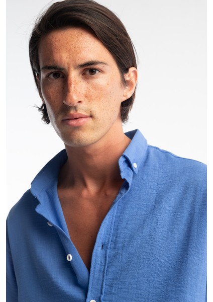 Oversize Dökümlü Gömlek