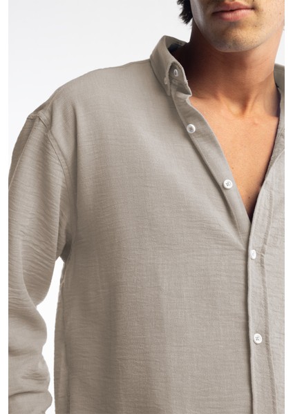 Oversize Dökümlü Gömlek modelleri